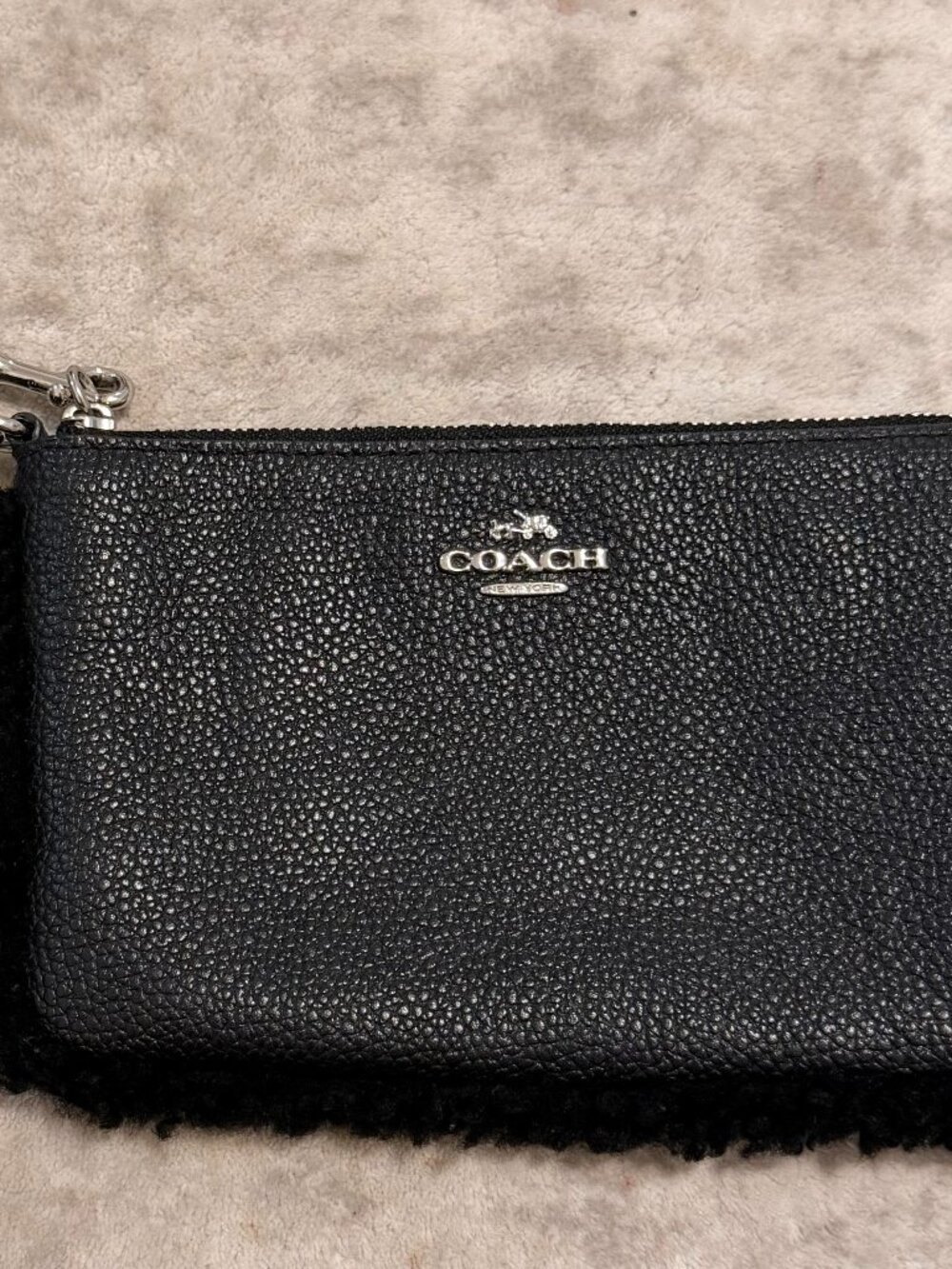 Black Coach Wristlet - Picture 1 of 2